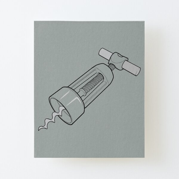 Monopol Bell Corkscrew Canvas Mounted Print