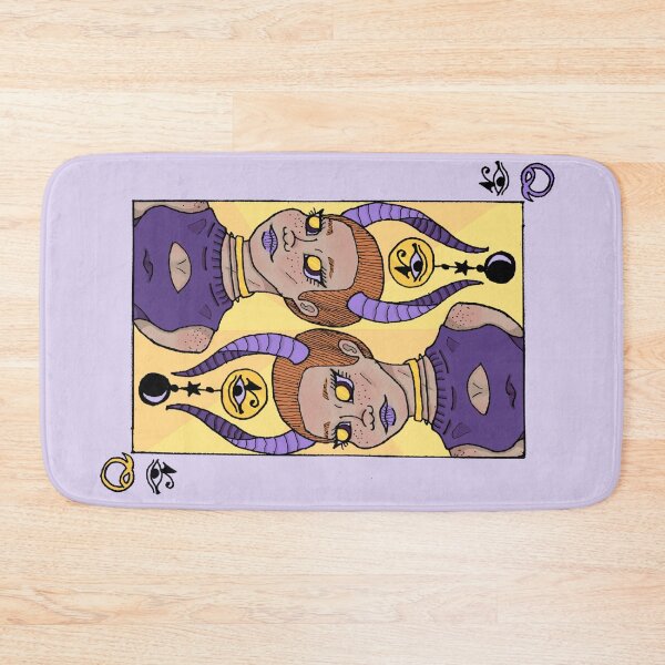 Item preview, Queen Playing Card Eye of Ra Enchanted Girl designed and sold by OwenJaneArt.
