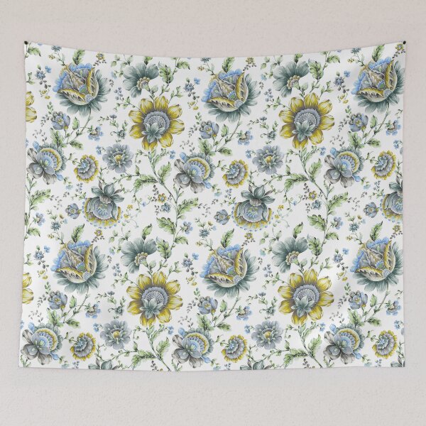 Item preview, Abstract Flower Garden designed and sold by vibesofcolor.