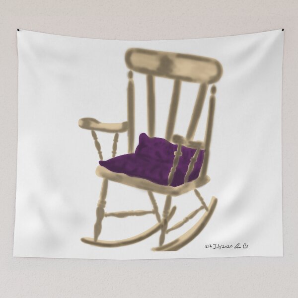 Item preview, Rocking Chair Still Life designed and sold by dominiccivilart.