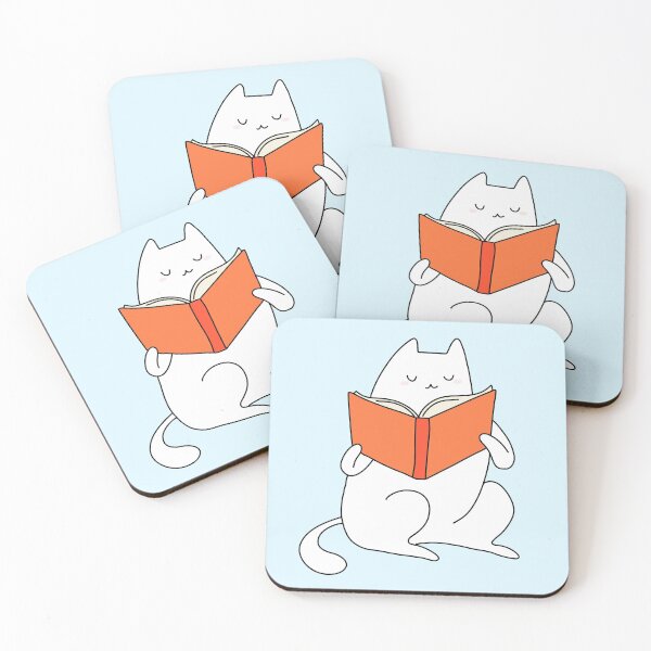 Item preview, Reading Cat Red designed and sold by little  ochre.