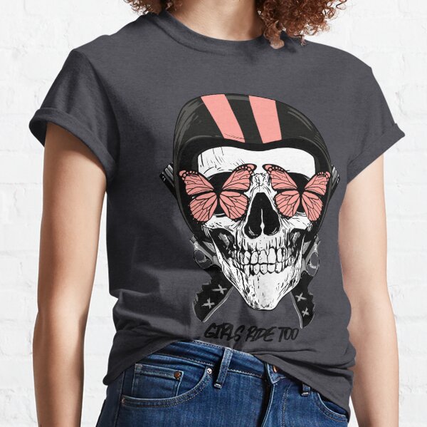 Girls Ride Too Classic T-Shirt