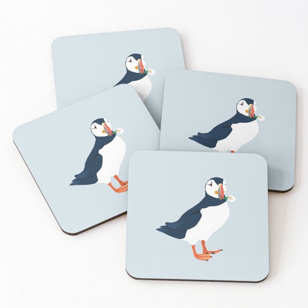 Item preview, Puffin With Flower designed and sold by erinpbo.