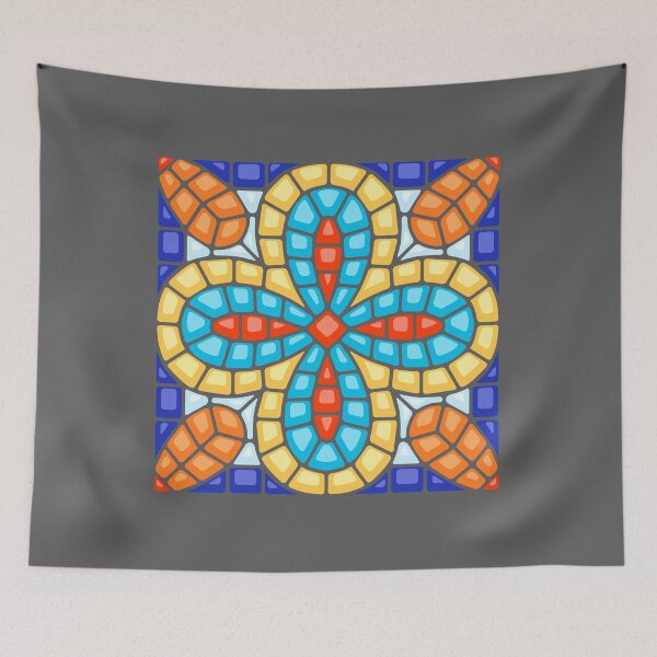 Item preview, Mosaic tile flower designed and sold by Delicarte.