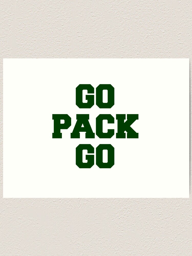 Go Pack Go Sticker for Sale by MadamRight