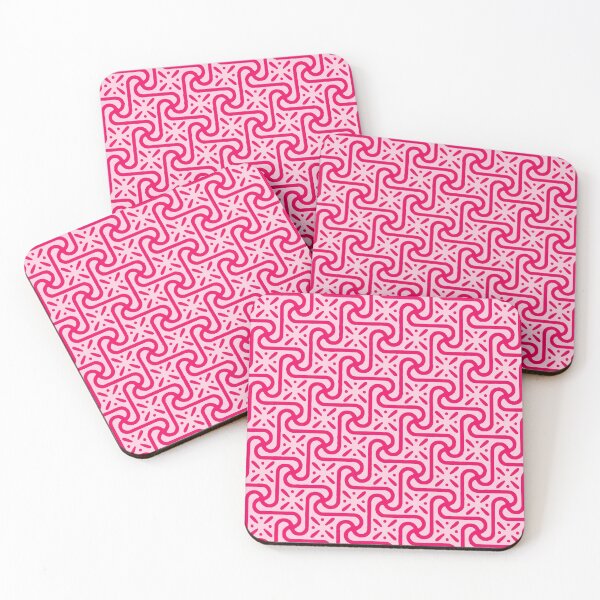 Item preview, Egyptian Tile Pattern, Fuchsia and Light Pink designed and sold by Marymarice.