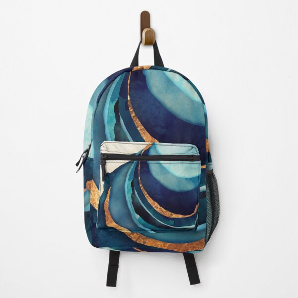 Item preview, Abstract Blue with Gold designed and sold by spacefrogdesign.