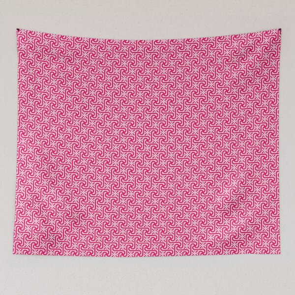 Item preview, Egyptian Tile Pattern, Fuchsia and Light Pink designed and sold by Marymarice.