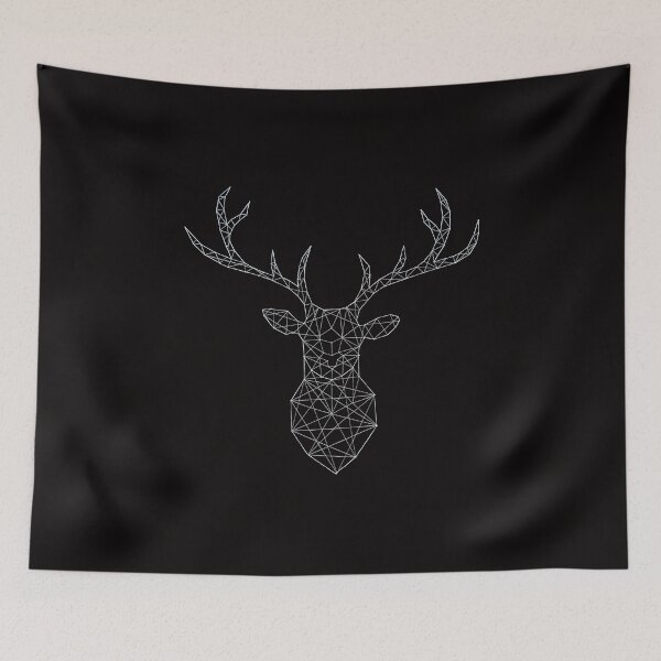 Item preview, Geometric Stag - White Wire designed and sold by Tims-Crafts.
