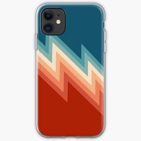 Retro style chevron pattern iPhone Soft Case