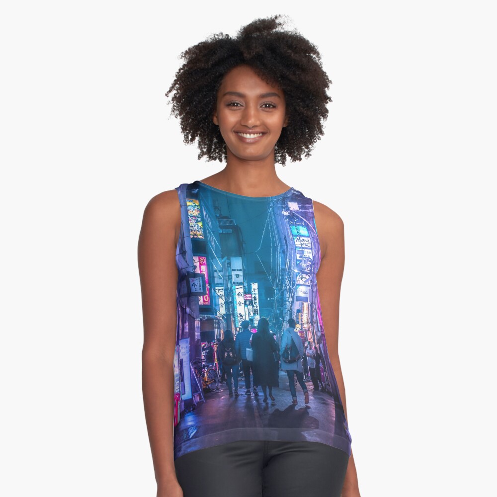 Item preview, Sleeveless Top designed and sold by TokyoLuv.