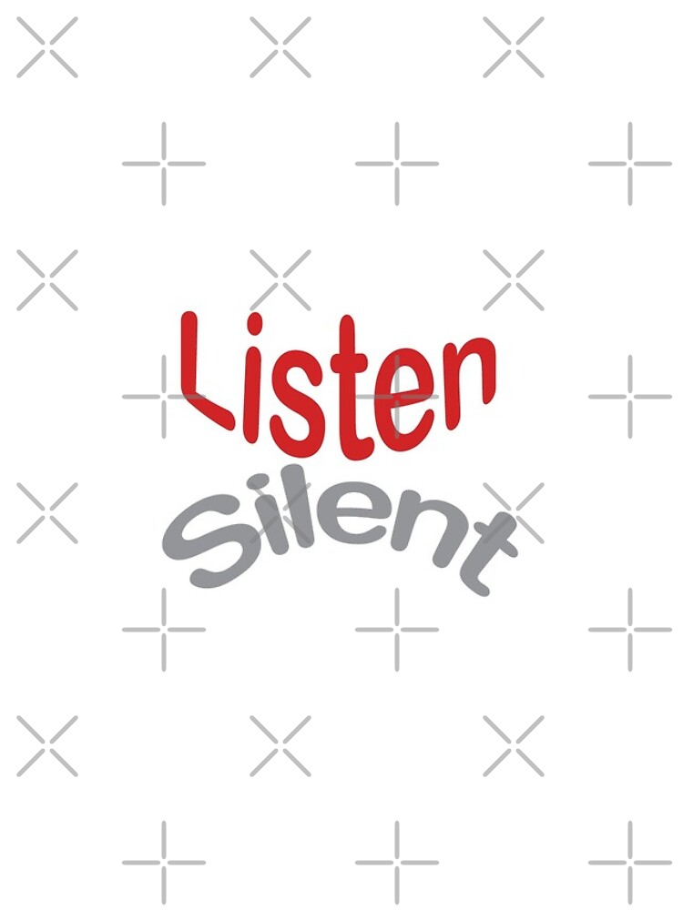 Thumbnail 4 of 4, iPhone Case, Listen Silent designed and sold by millsofsp.