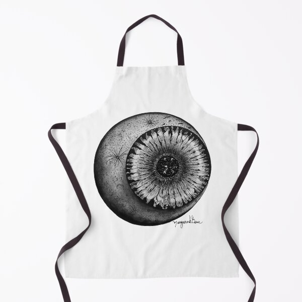 Item preview, Moon and eyes in nanquim / india ink and watercolor designed and sold by Margarete Bom.