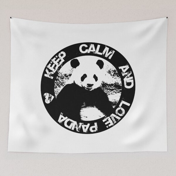 Item preview, Keep Calm and Love Panda designed and sold by roqson.