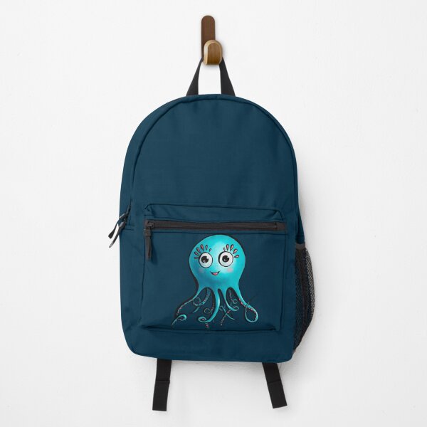 Item preview, Cute Octopus - Happy Blue Sea Creature designed and sold by Boriana Giormova.