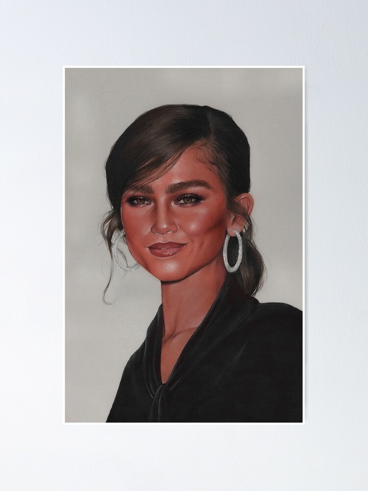 Cover Zendaya Drawing by Martyna Jan