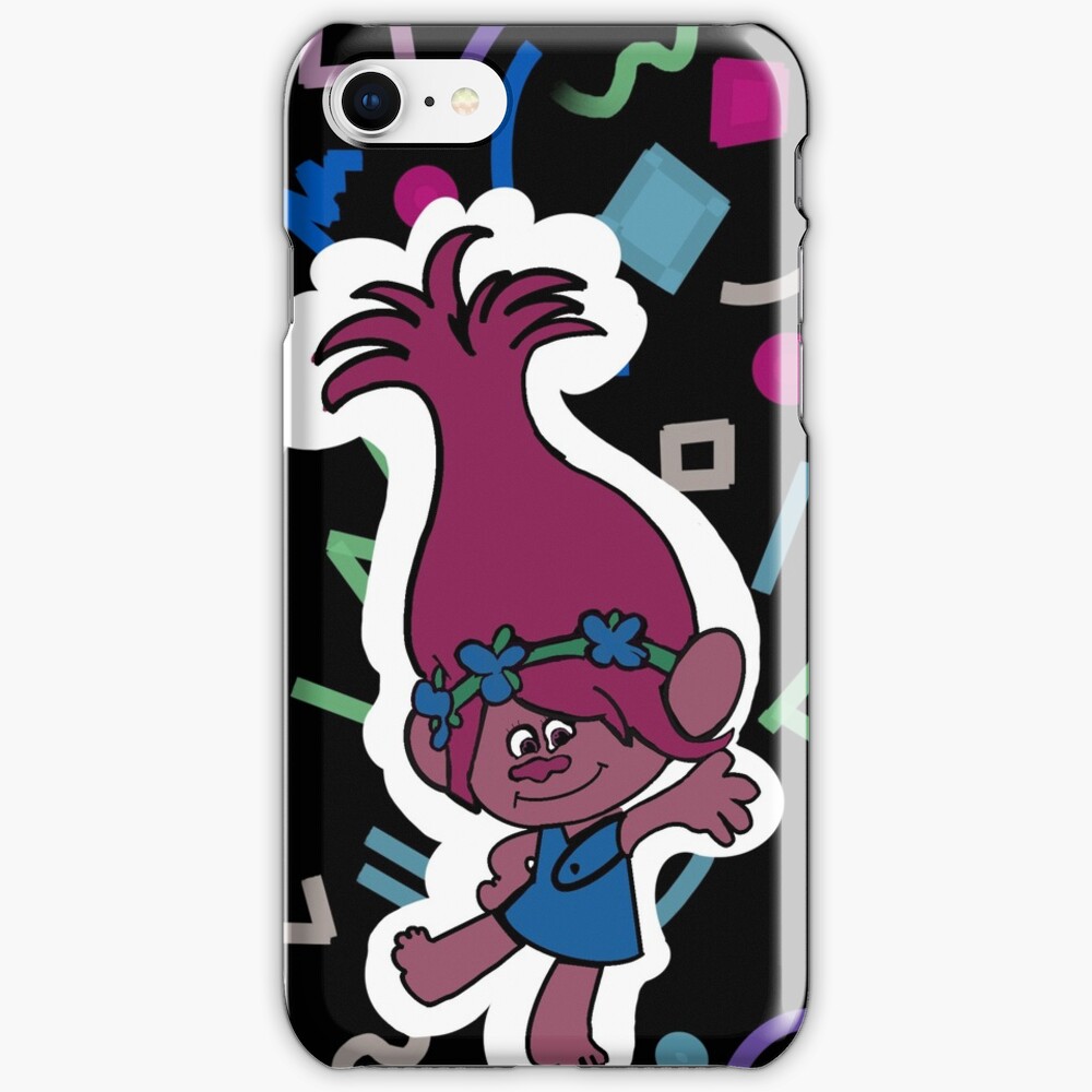 Neon Poppy Trolls Iphone Case And Cover By Gracecade Redbubble 