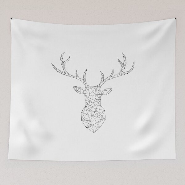 Item preview, Geometric Stag - Black Wire designed and sold by Tims-Crafts.