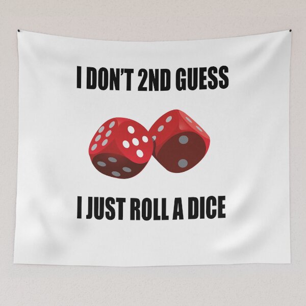 Item preview, Dice casino luck bad luck fate gambling designed and sold by Dsigns.