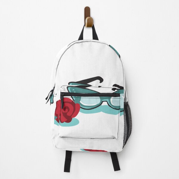Item preview, Glasses and Roses Sticker designed and sold by More than Myriad.