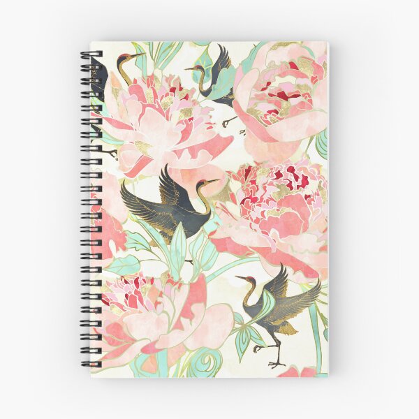 Item preview, Floral Cranes designed and sold by spacefrogdesign.