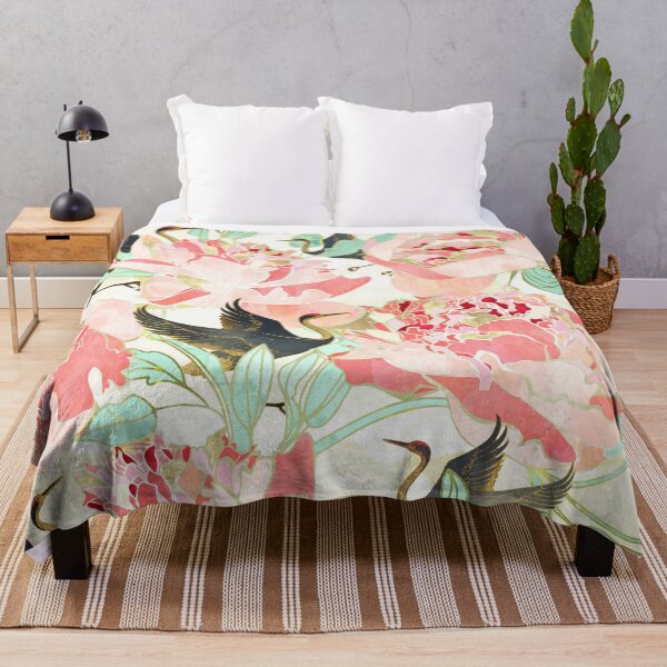 Item preview, Floral Cranes designed and sold by spacefrogdesign.