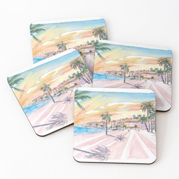 Item preview, Cannes French Riviera Waterfront Promenade designed and sold by artshop77.
