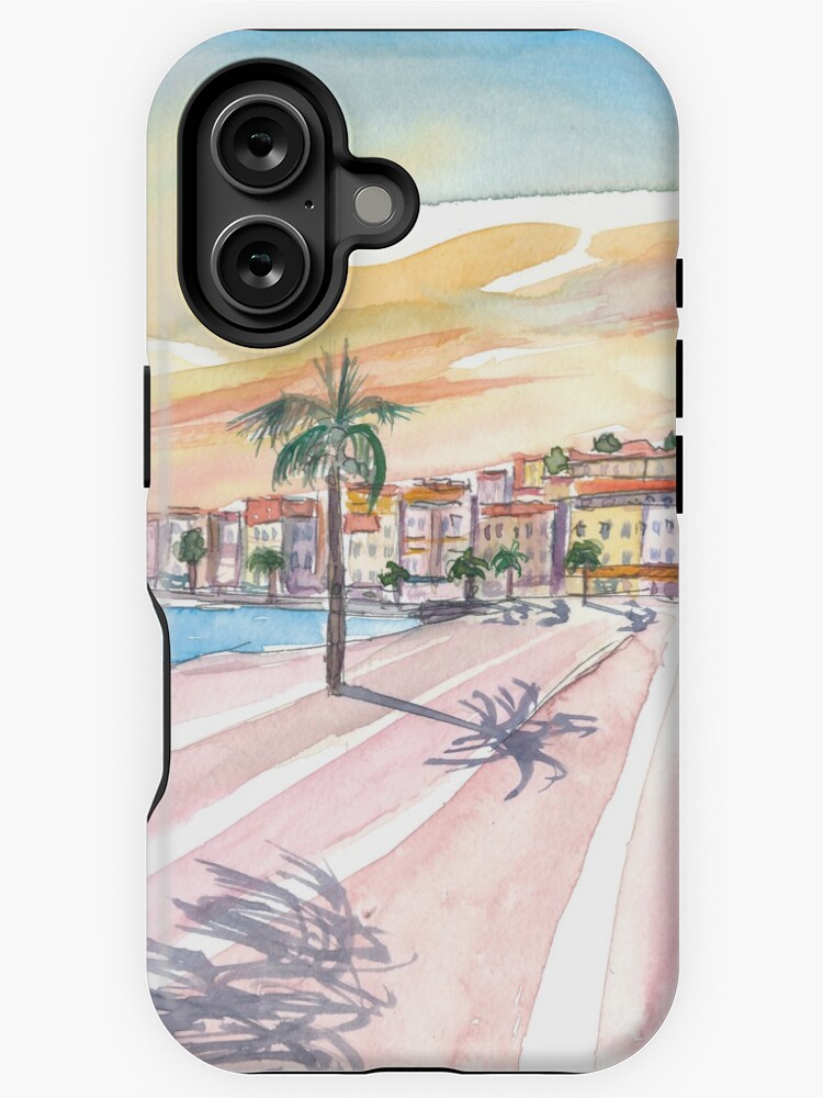 Thumbnail 1 of 4, iPhone Case, Cannes French Riviera Waterfront Promenade designed and sold by artshop77.