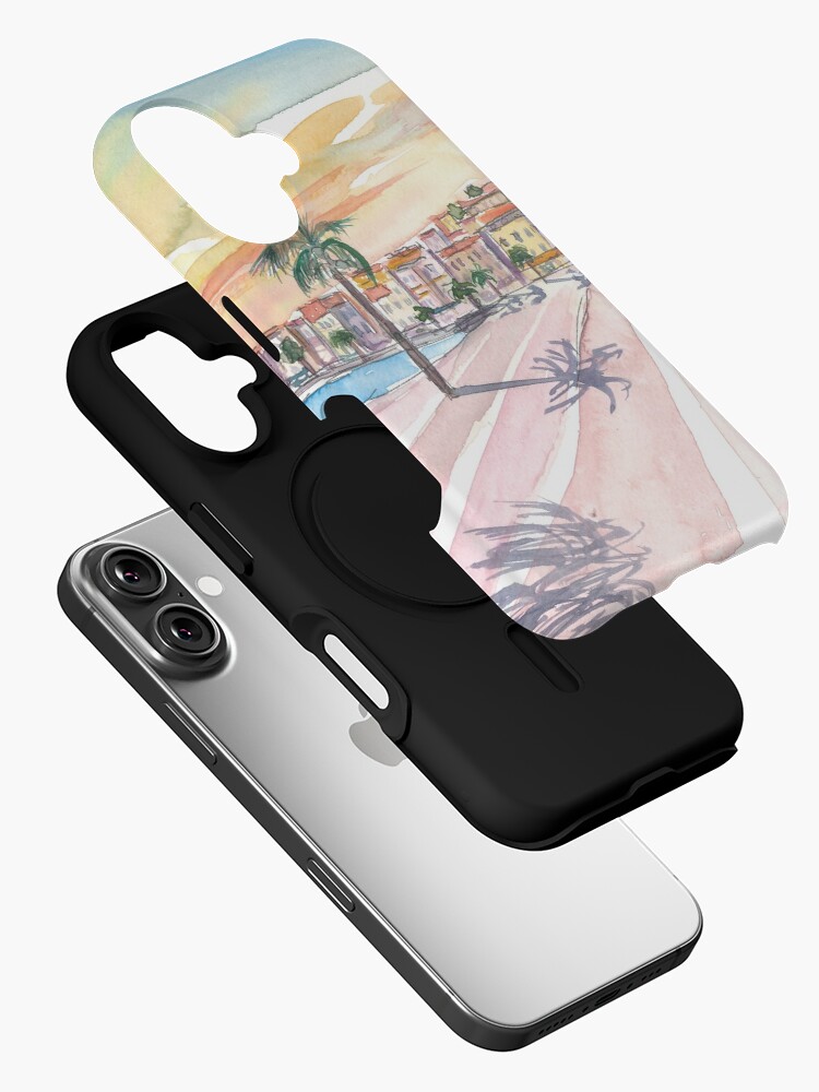 Thumbnail 2 of 4, iPhone Case, Cannes French Riviera Waterfront Promenade designed and sold by artshop77.