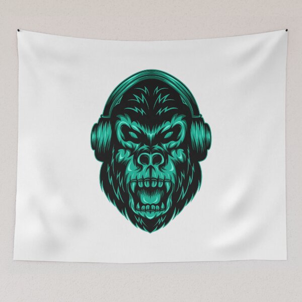 Item preview, gorilla listening to music designed and sold by chris299.