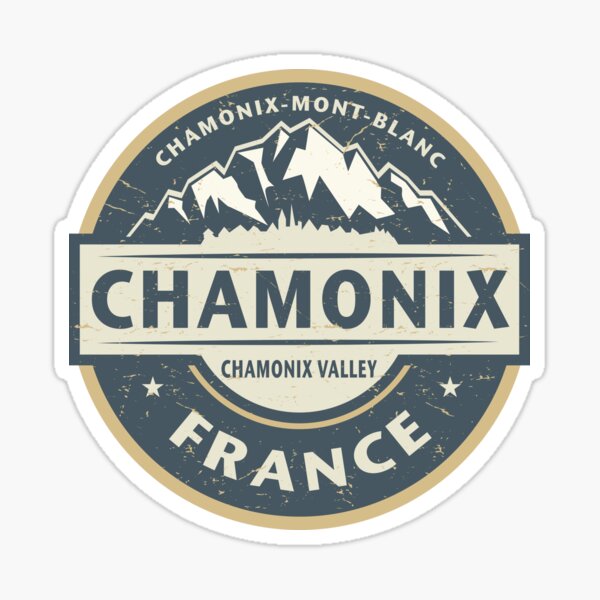 Chamonix, France Sticker
