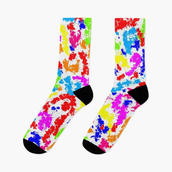 Item preview, Multi-Coloured Paint Splatters designed and sold by ZHD Home Decor - Apparel - Accessories.