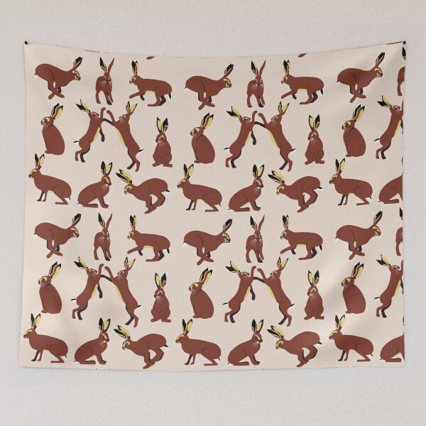 Item preview, Hares repeating pattern designed and sold by erinpbo.