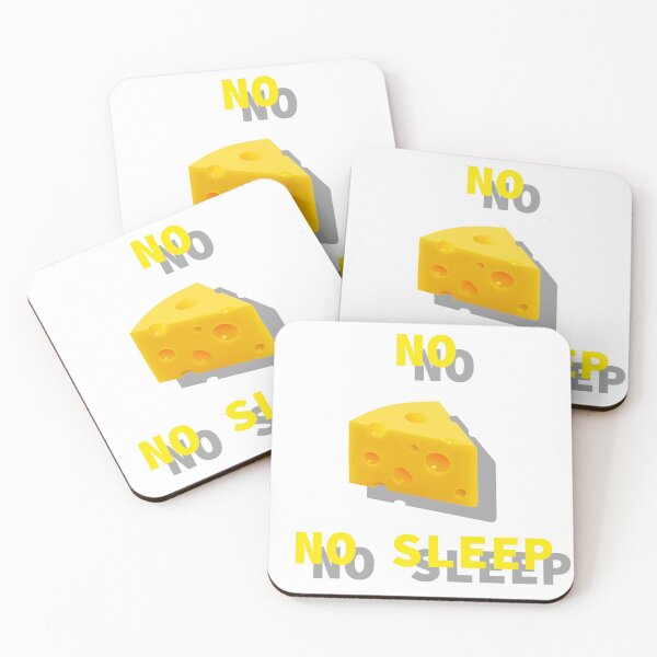 Item preview, no cheese no sleep art work designed and sold by michieldons.