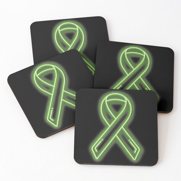 Item preview, Light Green Neon Awareness Ribbon designed and sold by Elle  Hazlett.