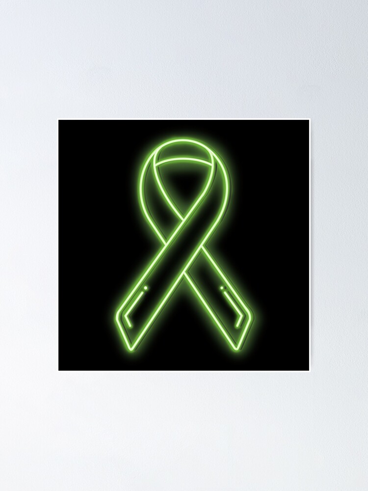 Symbol image Awareness Ribbon Lime green, light green, ribbon