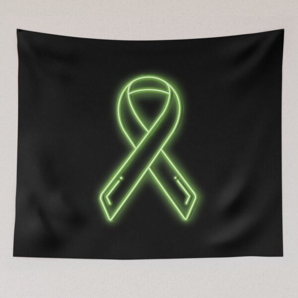 Item preview, Light Green Neon Awareness Ribbon designed and sold by Elle  Hazlett.