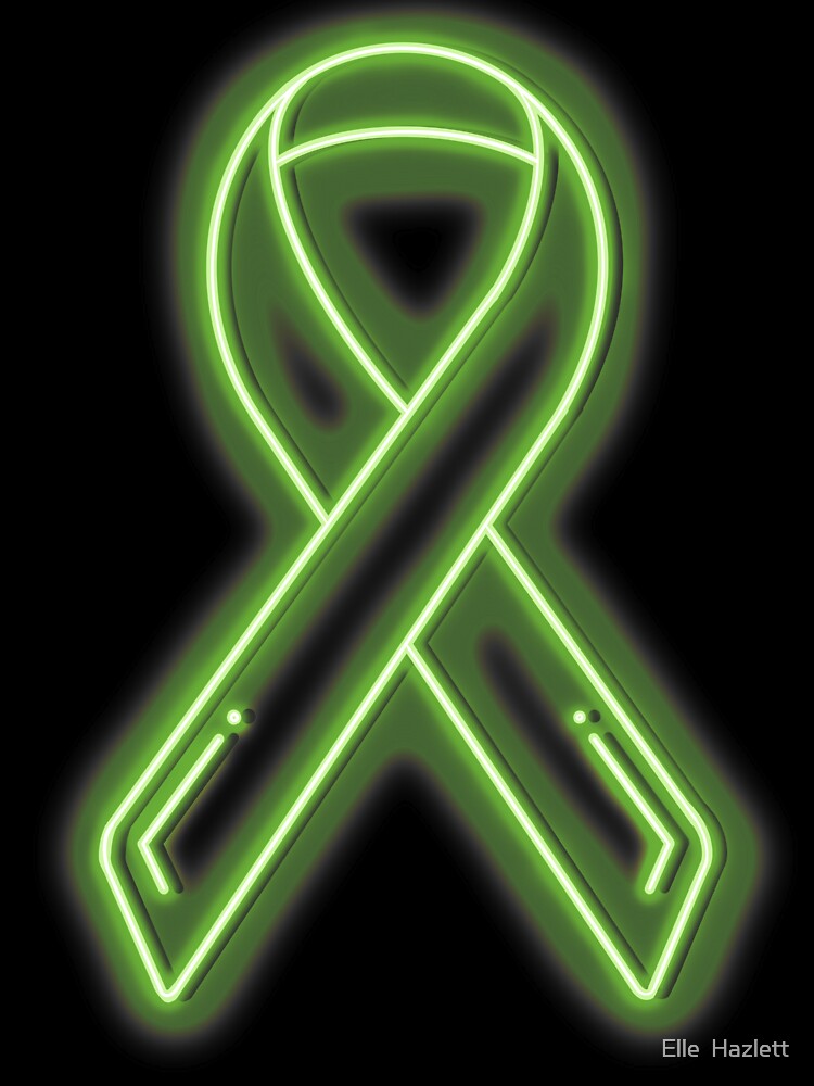 Light Pink Neon Awareness Ribbon Poster for Sale by Elle Hazlett