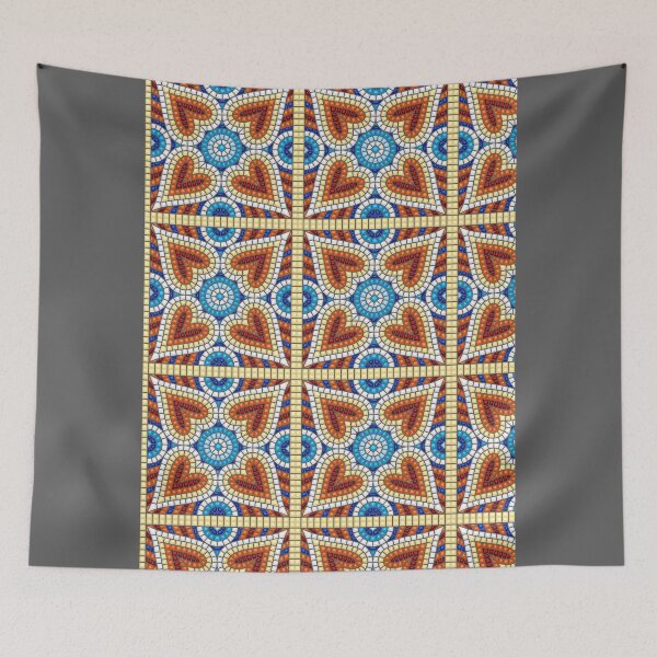 Item preview, Turkish tile flower designed and sold by Delicarte.