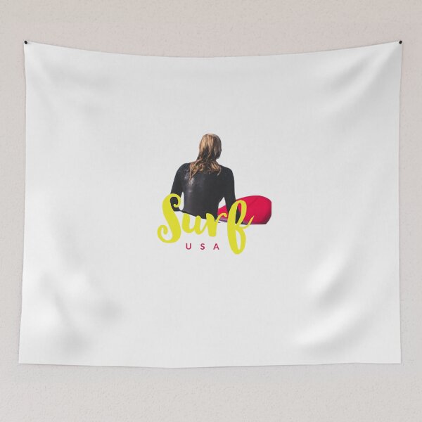 Item preview, SURF USA - MINIMALIST - USA - RED BOARD - SURFING  designed and sold by Tropical Blood.