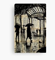 paris metro Canvas Print