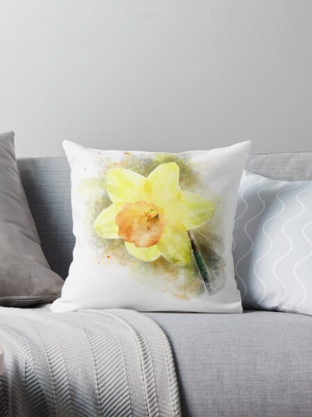 Item preview, daffodil in gentle watercolour designed and sold by GeoffBeattie.