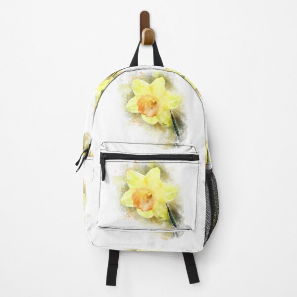 Daffodil Watercolour Backpacks for Sale | Redbubble