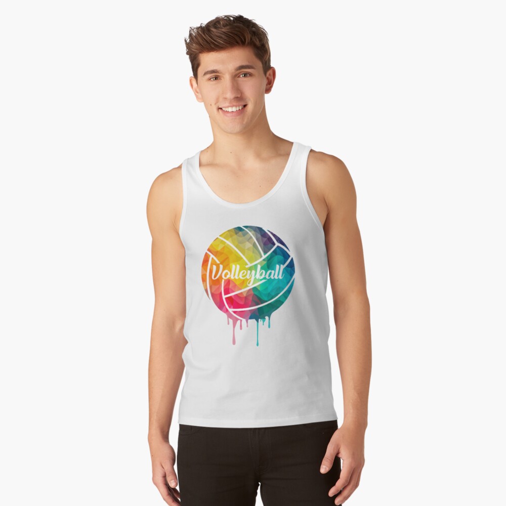 Tank top is fine for basketball & volleyball, but you can't look