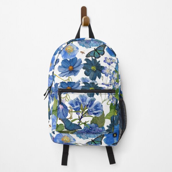 Item preview, Indigo Blue Floral Allover designed and sold by Lynnea Washburn.