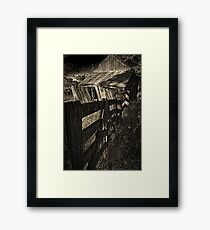 Old shed Framed Print