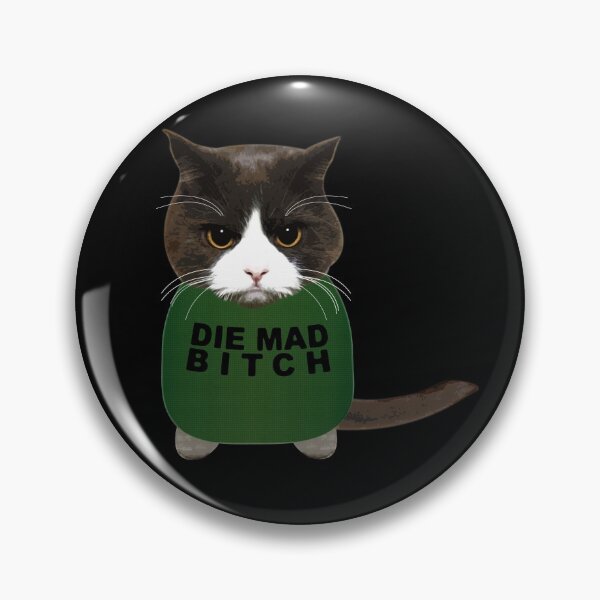 Item preview, Angry Kitty designed and sold by YouAreHereArt.