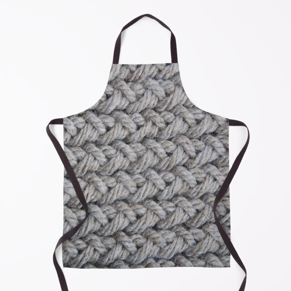 Item preview, 1980s retro grey sweater texture chunky knit crochet designed and sold by LEILA ART SPACE.