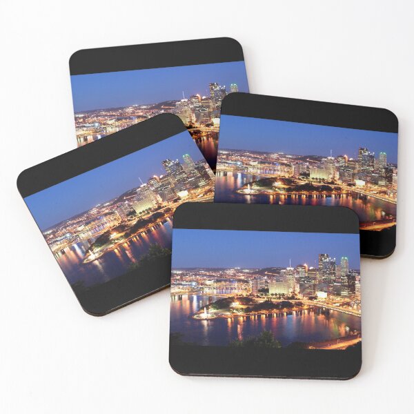 Item preview, City at Night - Pittsburgh, PA designed and sold by searchlight.