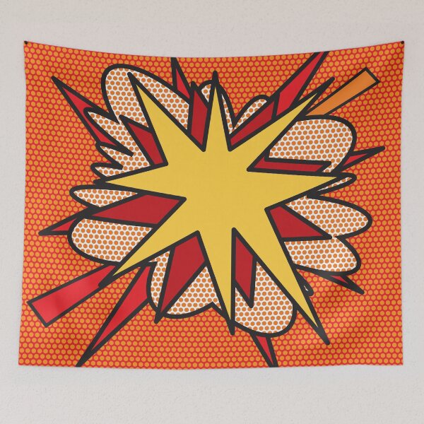 Item preview, Comic Book Pop Art Flash Modern Art Pop Culture Graphic designed and sold by theimagezone.